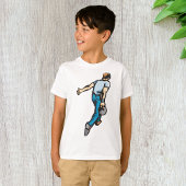 レトロボーリングプレーヤ投球 Tシャツ