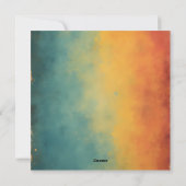 レトロボーリング子供の誕生日パーティの招待状 シーズンカード (裏面)