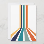 レトロボーリング子供の誕生日パーティー 招待状 (裏面)