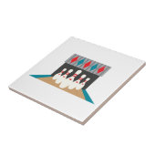 レトロボーリング路 タイル (側面)