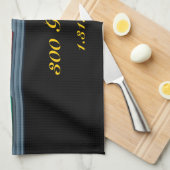 レトロボーリング キッチンタオル (四つ折り)