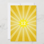 レトロボーリングAny Age誕生日 招待状 (裏面)