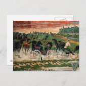 レトロポスターはがき ポストカード (正面/裏面)