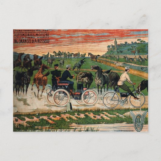 レトロポスターはがき ポストカード (正面)