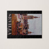 レトロポスターセビリアGiraldaアンダルシア ジグソーパズル (横)