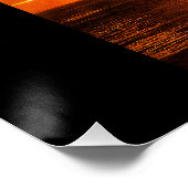 レトロポスタープリントロサンゼルスサンセット&パームツリー ポスター (コーナー)