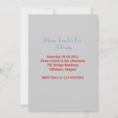 レトロポスターヴィンテージフランスパリエフィエルタワー 招待状 (裏面)