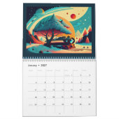 レトロポスター収集2年カレンダー2024-2025 カレンダー (1月 2027)