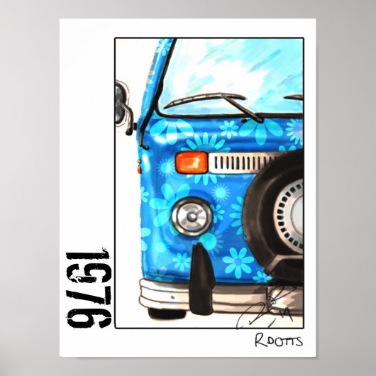 レトロポスター ポスター (正面)