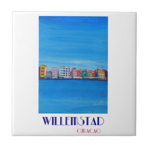 レトロポスターWillemstadクラサオ島 タイル