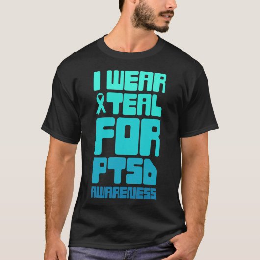 レトロポスト外傷性ストレスPtsd認識度1 Tシャツ (正面)