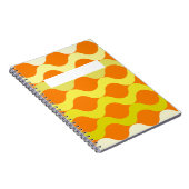 レトロポッドオレンジレモンイエロー ノートブック (右側)