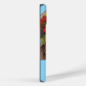 レトロポップアートのサングラスの夏の女性 Case-Mate iPhoneケース (裏面 / 右)