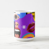 レトロポップアート コーヒーマグカップ (中央)