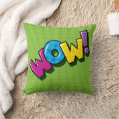 レトロポップ・アートのなWOW! 枕 (ブランケット)