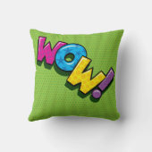 レトロポップ・アートのなWOW! 枕 (裏面)