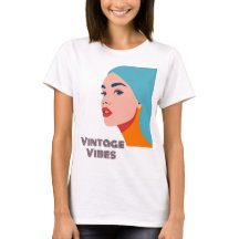 レトロポップ・アートのアートウーマンはっきりした&スタイリッシュイラストレーション