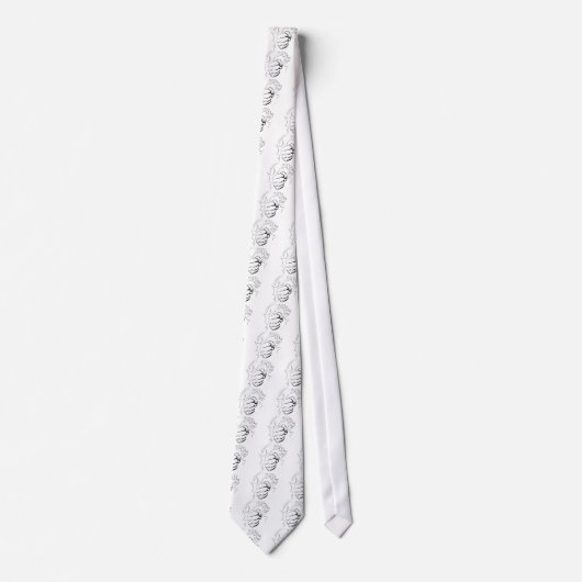 レトロポップ・アートのアートスマッシュスケッチ ネクタイ (正面)