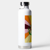 レトロポップ・アートのアートマッシュルーム ウォーターボトル (右面)