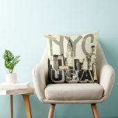 レトロポップ・アートのアート漫画ニューヨークシティNYC USA クッション (椅子)