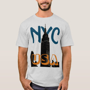レトロポップ・アートのアート漫画ニューヨークシティNYC USA Tシャツ