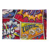 レトロポップ・アートのアート、漫画の叫びパターン。 枕カバー (裏面)