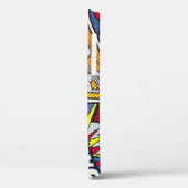 レトロポップ・アートのアート、漫画の叫びパターン。 Case-Mate iPhoneケース (裏面 / 左)