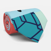 レトロポップ・アートのコラージュ抽象芸術 ネクタイ (ロール)