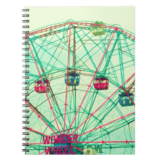 レトロポップ・アートのサマーカーニバル ノートブック (正面)