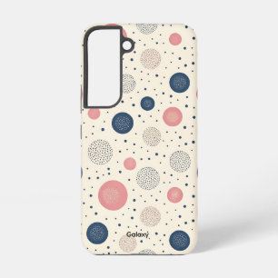 レトロポップ・アートのドットサムスンギャラクシーS22ケース SAMSUNG GALAXY S22ケース