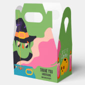 レトロポップ・アートのハロウィンヴィンテージ衣装パーティー フェイバーボックス (オープン)