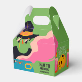 レトロポップ・アートのハロウィンヴィンテージ衣装パーティー フェイバーボックス