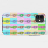 レトロポップ・アートのロボット Case-Mate iPhoneケース (裏面(横))