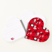 レトロポップ・アートの1950のスタイルノスタルジックグラフィックス ノートブック (内部)