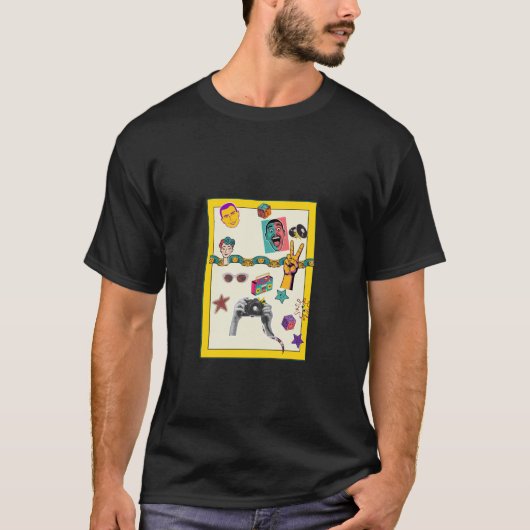 レトロポップTシャツ Tシャツ (正面)