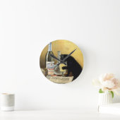 レトロポフランスのスター「アブザブルジョア」 ラウンド壁時計 (ホーム)