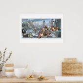 レトロポリス・クーリエサービス・ポスター(30x20インチ) ポスター (キッチン)