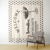 レトロポルカバチェロレッテバックドランドカクテル タペストリー (インサイチュ)