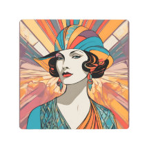 レトロポートレートウーマンレディデコインスパイア