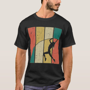 レトロポールヴォールティングガールポールヴォーター Tシャツ