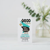 レトロポーン店 名刺 (スタンド正面)