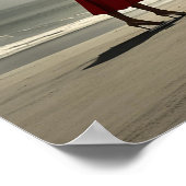 レトロマイアミビーチ1940のロードスタービーチ ポスター (角)