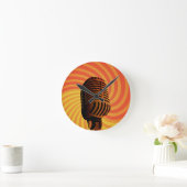 レトロマイカスタムク壁時計 ラウンド壁時計 (ホーム)