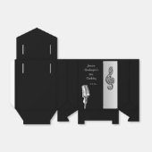 レトロマイクとトレブルのクレフト誕生日優先ボックス フェイバーボックス (折り畳みなし)