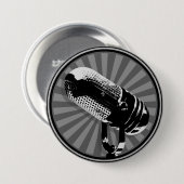 レトロマイクグラフィック 缶バッジ (正面&裏面)