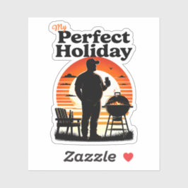 レトロマイパーフェクトホリデーダーク文字 シール