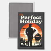 レトロマイパーフェクトホリデーライト文字 マグネット (正面/裏面)