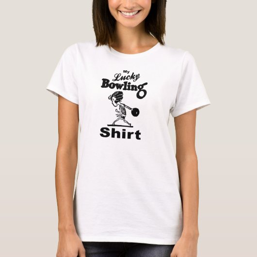 レトロマイ・ラッキーボーリングシャツ Tシャツ (正面)