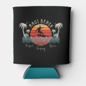 レトロマウイビーチサーフィン 缶クーラー (正面)
