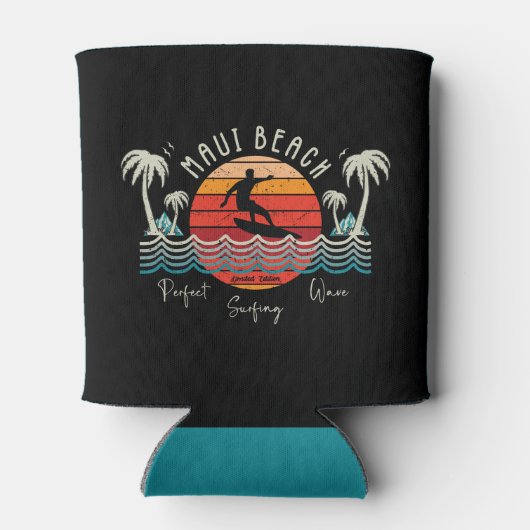 レトロマウイビーチサーフィン 缶クーラー (裏面)